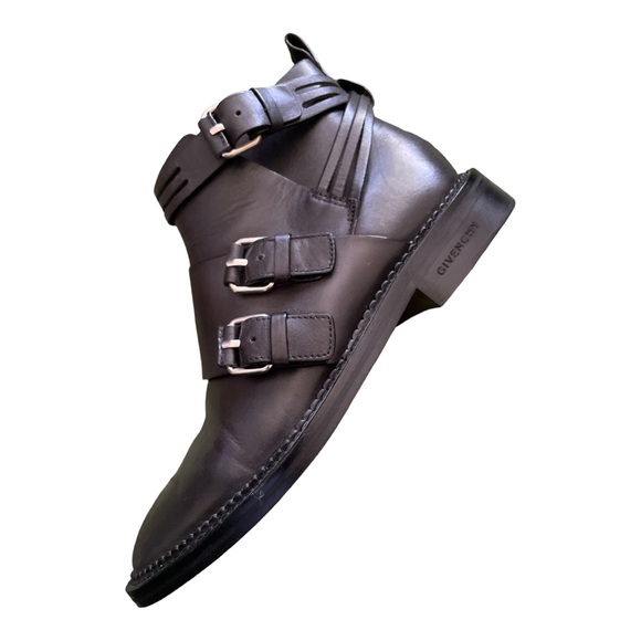 GIVENCHY Black Leather Boots - Picture 2 of 5